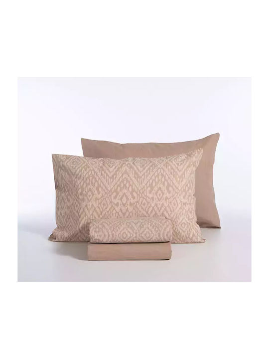 Nef-Nef Homeware Sheet Sets Queen 240x270cm. Orion Beige 4pcs
