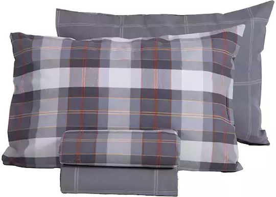 Nef-Nef Homeware Set Cearșafuri Dublu 200x270cm. Racket Denim 4buc