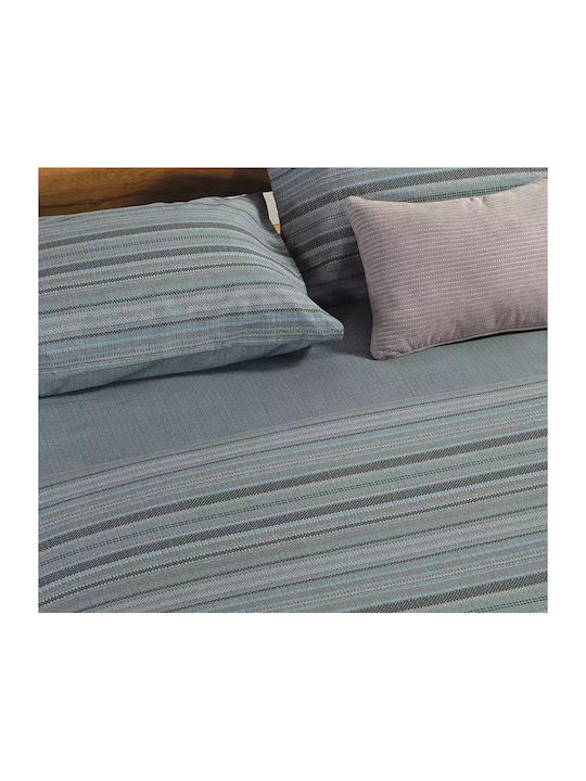 Nef-Nef Homeware Bettwäsche-Set Doppel 200x270cm. Degree Denim 4Stück