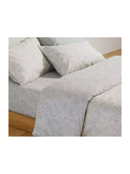 Nef-Nef Homeware Sheet Sets Single with Elastic 100x200+35cm. Lucil Blue 3pcs