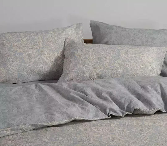 Nef-Nef Homeware Сет Чаршафи с Ластик 100x200+35см. Lucil Синьо 3бр