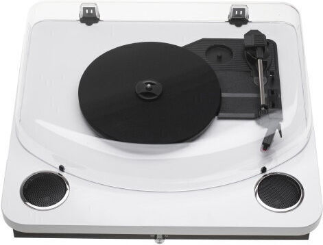Adler AD-1914W Turntables with Preamp and Built-in Speakers White