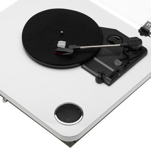 Adler AD-1914W Turntables with Preamp and Built-in Speakers White