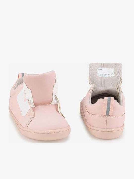 Kinder Sneaker Barfuß mit Bügel- und Schleifenverschluss Rosa