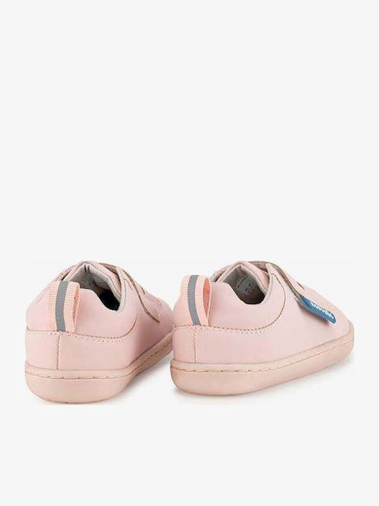 Kinder Sneaker Barfuß mit Bügel- und Schleifenverschluss Rosa