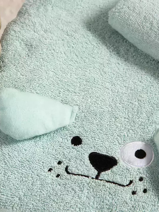 Nef-Nef Homeware Set of baby towels 2pcs Life Blue Weight 420gr/m²