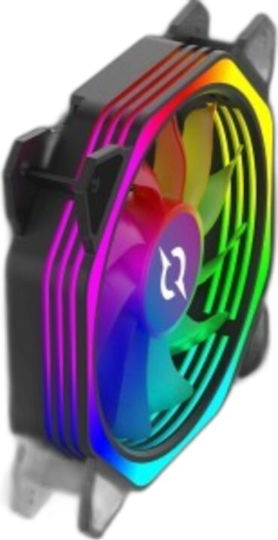 Aqirys Cetus Case Fan 120mm (1500rpm / 38.5cfm) with ARGB Lighting and 6-Pin Connection