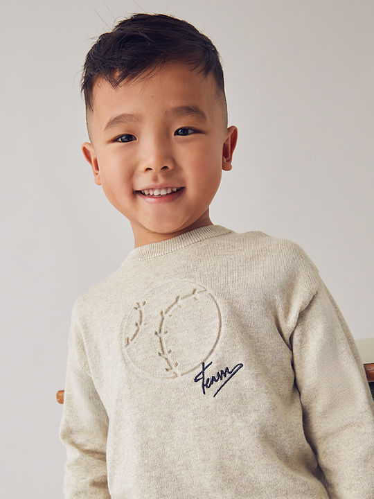 Kids' Sweater Long Sleeve Beige