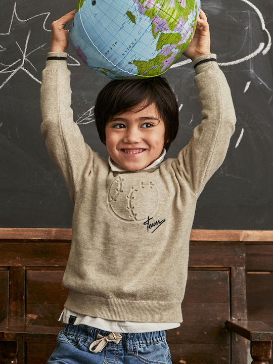 Kids' Sweater Long Sleeve Beige