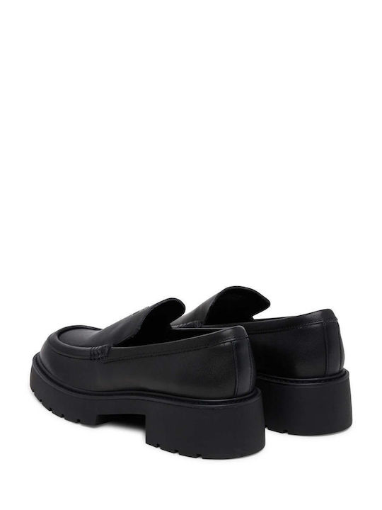 Leder Pumps Schwarz