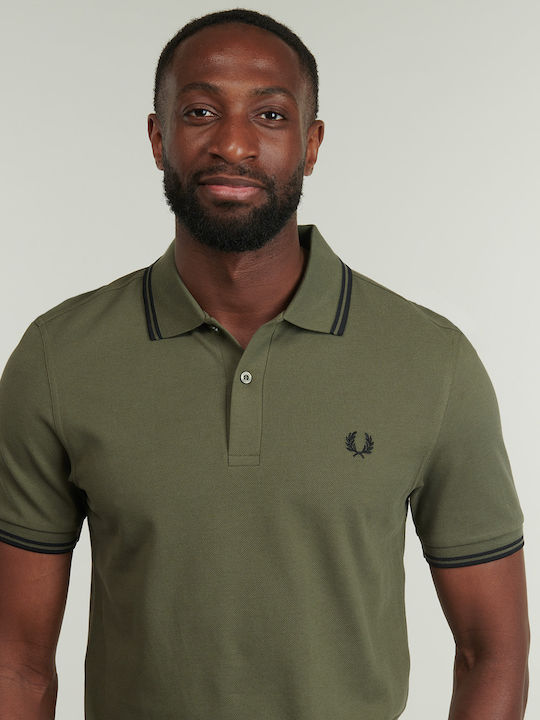 Polo Kurzarm Grüne Bluse