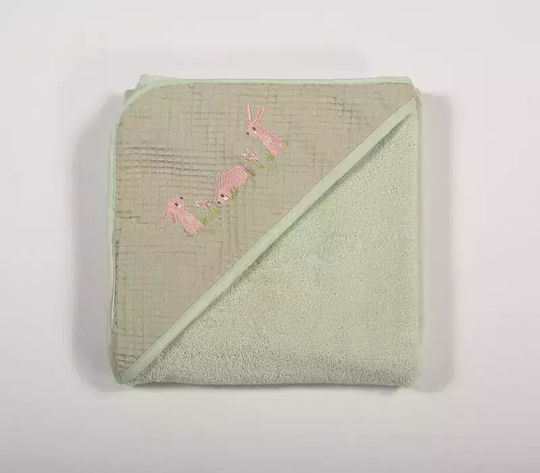 Nef-Nef Homeware Детска Шапка-Мехлем Худи 75x75см Nef-Nef Homeware Детска Шапка-Мехлем Худи 75x75см