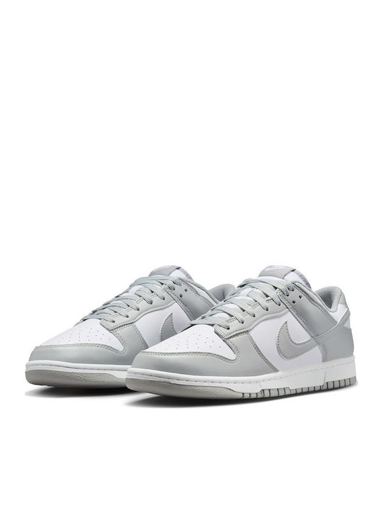 Dunk Low Retro Мъжки Сникърси Бели / Light Smoke Grey