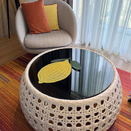 Polihome Lemons Σουπλά Rattan 39x30cm