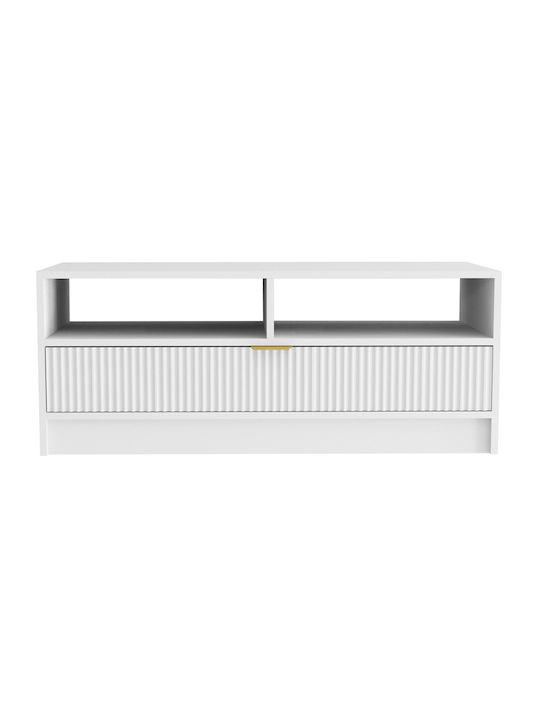 Rectangular Central Coffee Table Allegro Wooden White W100xD50xH40cm