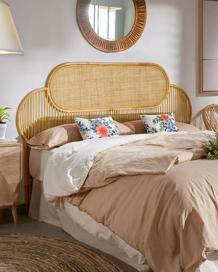 Polihome Bed Headboard Elayne Wooden Beige 170x120cm