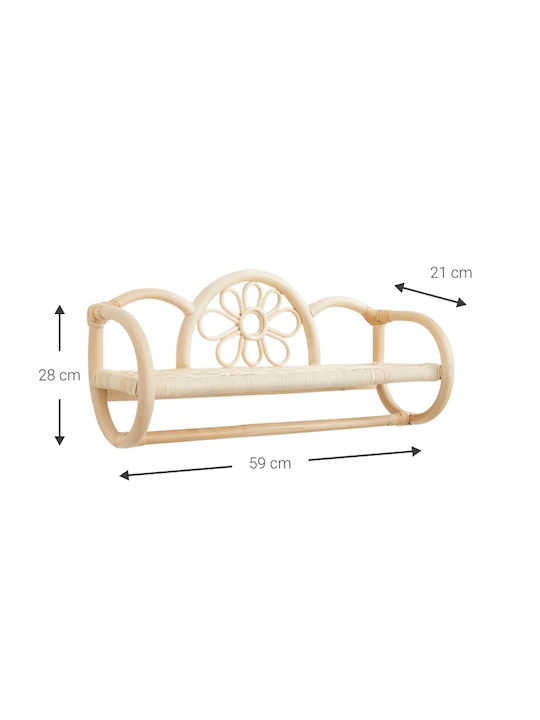 Shelf Wall Julep Beige 59x21x28cm