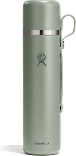 Hydro Flask Flask Чаша Термос Неръждаема Стомана 1.065л Зелен С Дръжка