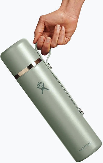 Hydro Flask Flask Чаша Термос Неръждаема Стомана 1.065л Зелен С Дръжка