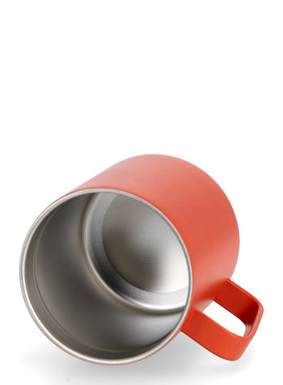 Ποτήρι Θερμός Ανοξείδωτο 355ml Canyon Red με Λαβή