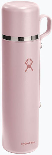 Hydro Flask Flask Ποτήρι Θερμός Ανοξείδωτο 1.065lt Ροζ