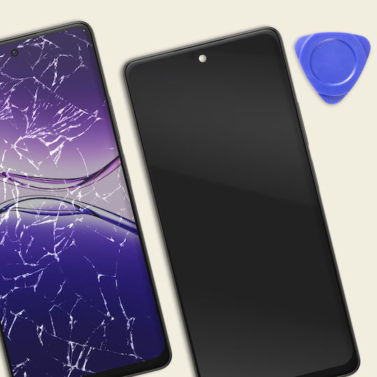 Relife Komplettbildschirm Oppo A5 Pro 5G LCD-Panel Glas Chassis Schwarz