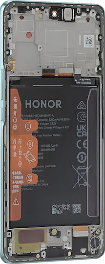 Honor Оригинален Комплект LCD Екран Honor Magic6 Lite Сензорен 5200mAh Батерия Черен Зелен