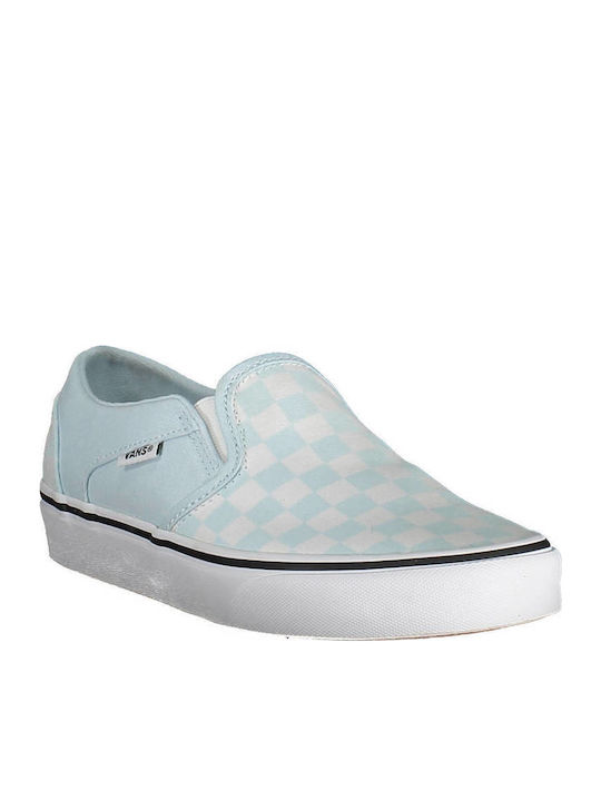 Asher Women's Canvas Slip-Ons Light Blue