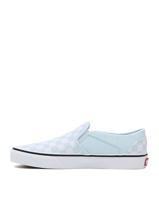 Asher Women's Canvas Slip-Ons Light Blue