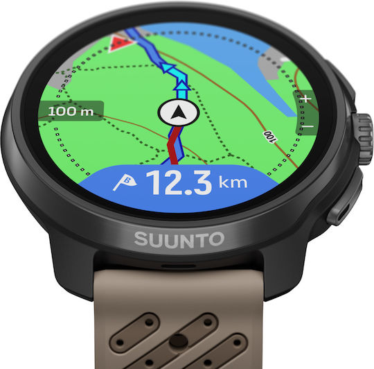 Suunto Race 2 Titan 49mm Wasserdicht Smartwatch mit Pulsmesser (Titanium Trail)
