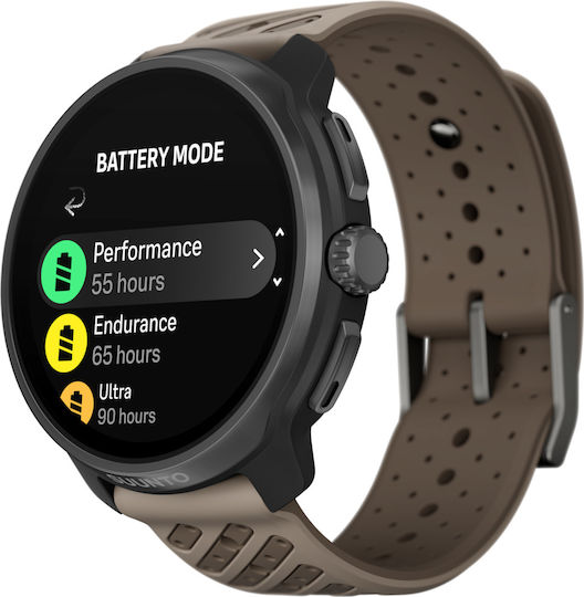 Suunto Race 2 Titan 49mm Wasserdicht Smartwatch mit Pulsmesser (Titanium Trail)