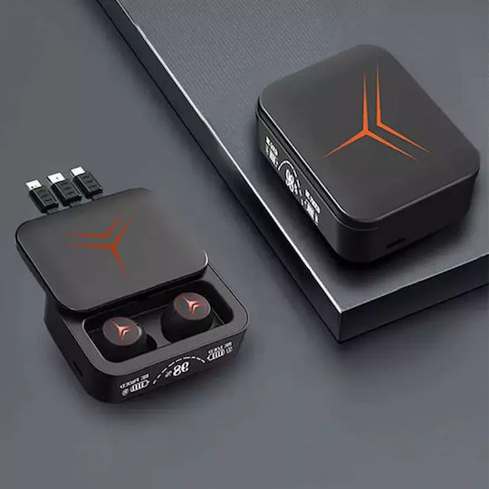 M88 Plus In-ear Bluetooth Handsfree Earphones with Charging Case Black