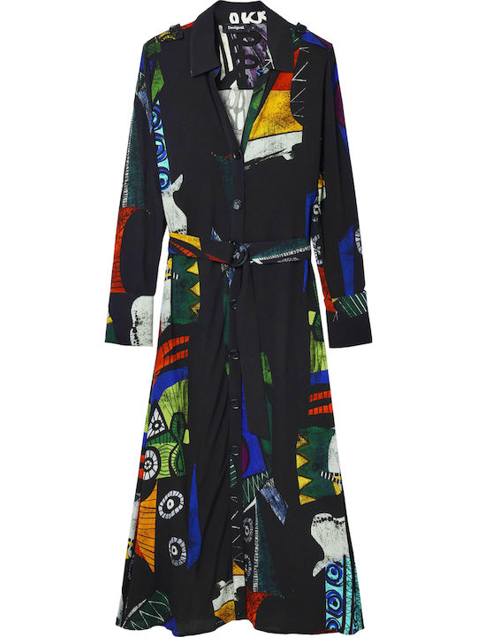 By M. Christian Lacroix Midi Shirt Dress Black