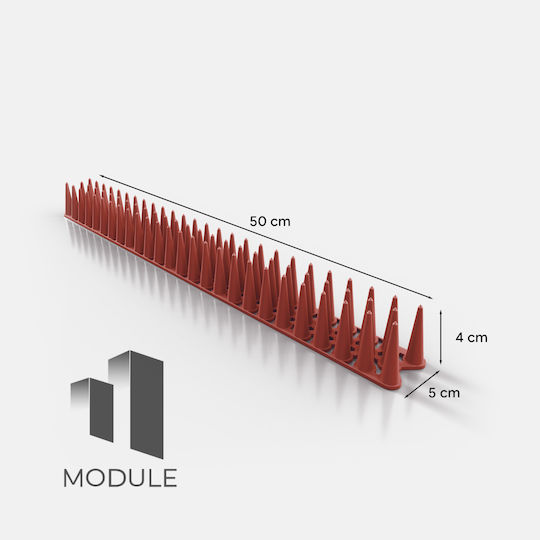 Module Σετ 48 Τμχ Ακίδες Απώθησης Πουλιών / Γατών 0.5x0.05m