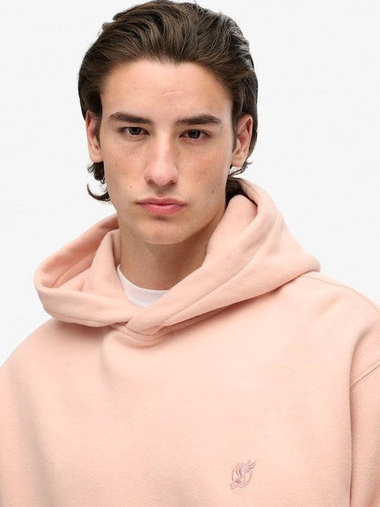 Ovin Sweatshirt with Hood Ashy Pink