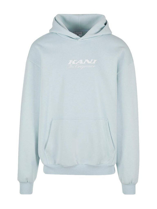 Φούτερ με Κουκούλα Light Blue