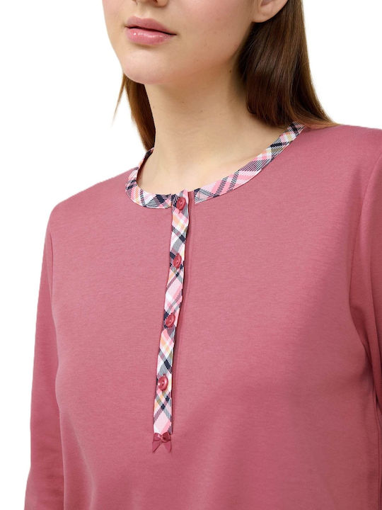 Vamp Summer Women's Pyjama Set Dark Pink