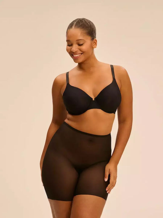 High-waisted Women's Boxer Seamless Black