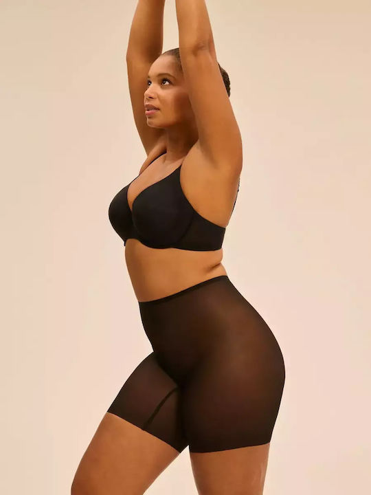 High-waisted Women's Boxer Seamless Black