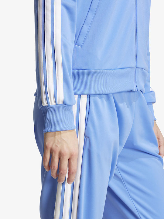 Essentials 3 Stripes Jogginganzug Hellblau