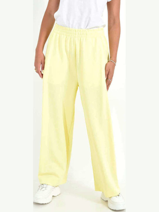 Sweatpants Wide Yellow