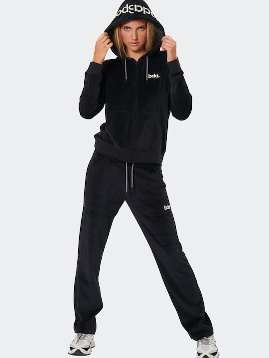 Sweatpants Velvet Black