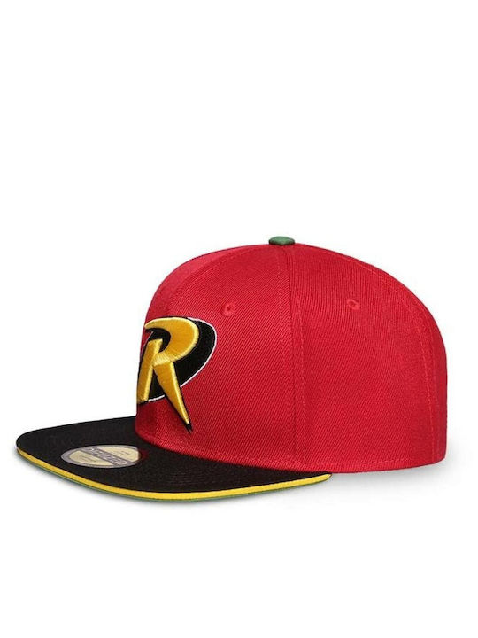 Dc Comics Robin Curved Bill Cap Logo