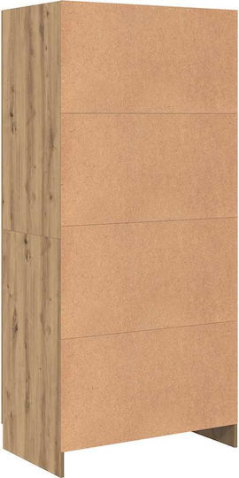 Doppeltür Kleiderschrank Artisian Oak 82.5x51.5x180cm