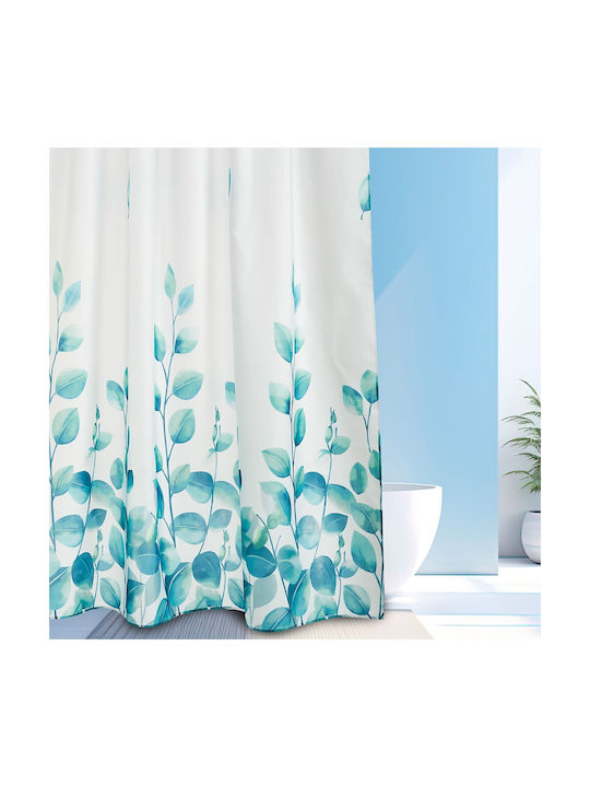 Shower Curtain 180x180 Rings Whitegg Bc123 180w x 180h 100% Polyester