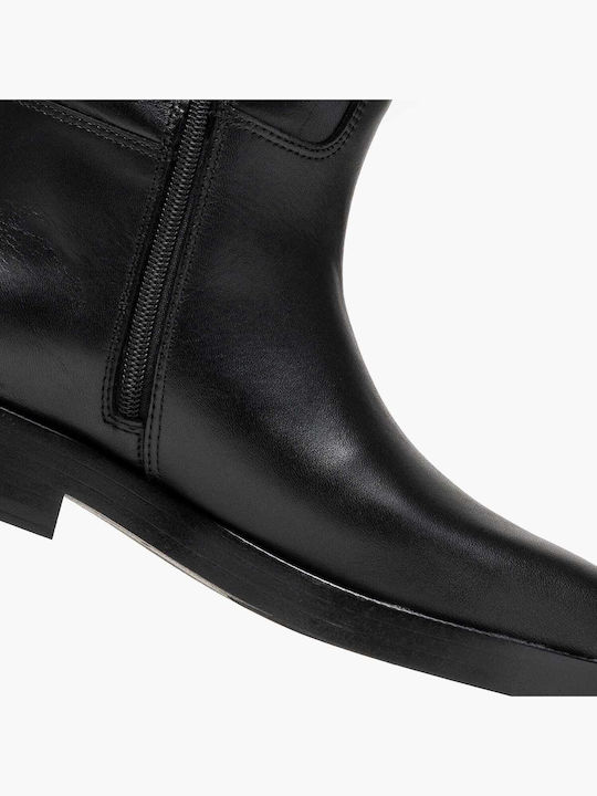 Leather Women's Boots Black