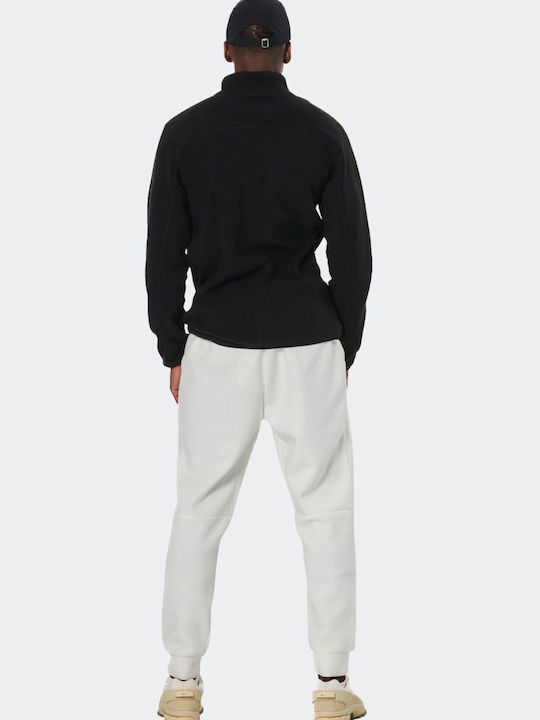Men's Fleece Cardigan Black