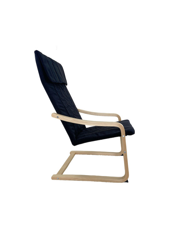 Sessel Black 60x71x105cm