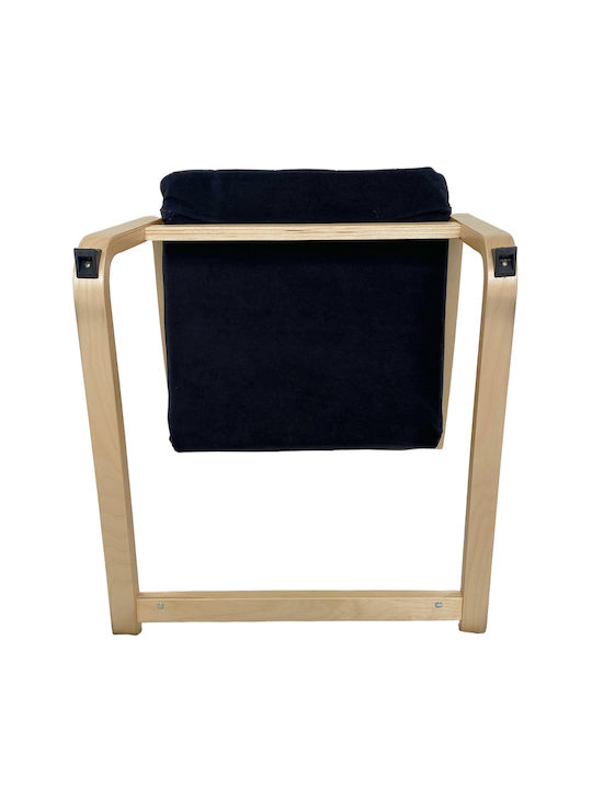 Sessel Black 60x71x105cm