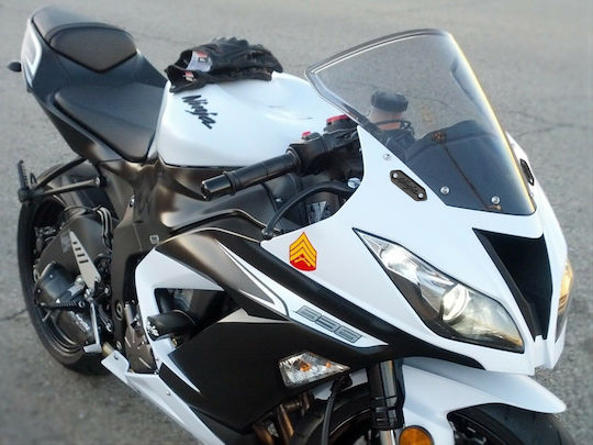 Mirror Caps Kawasaki Ninja ZX-6R 2005-2008 ZX-636 2006-2007 ZX-10R 2004-2007